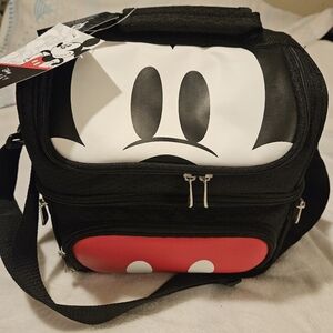 Mickey Mouse Lunch cooler w/utensils and shakers NEW!